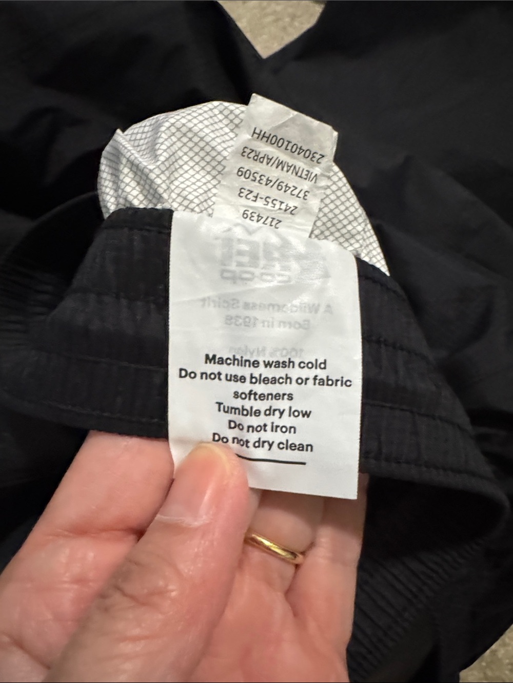 REI Co-op Rainier Rain Pants Black Waterproof Outdoor Hiking 2023-Small - Picture 12 of 13